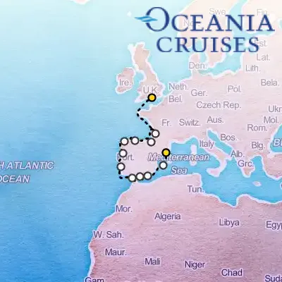 August 5th, 2026  - Western European Vintages Cruise on the Oceania Sirena