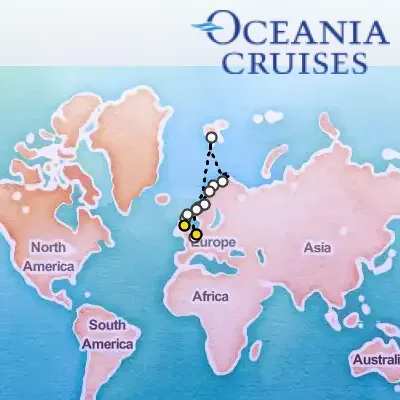August 25th, 2025  - Top of the World Cruise on the Oceania Sirena