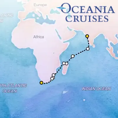 March 11th, 2026  - East African Majesty Cruise on the Oceania Sirena