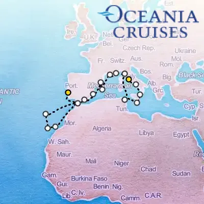 October 18th, 2025  - Empires & Explorers Cruise on the Oceania Sirena