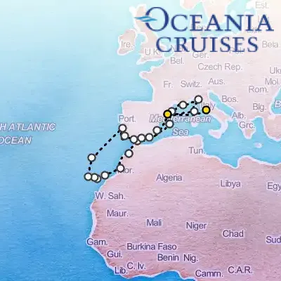 December 9th, 2026  - Ramblas to Renaissance Cruise on the Oceania Sirena