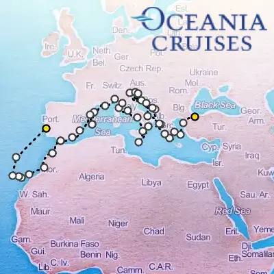 November 12th, 2026  - Southern Mediterranean Gems on the Oceania Sirena
