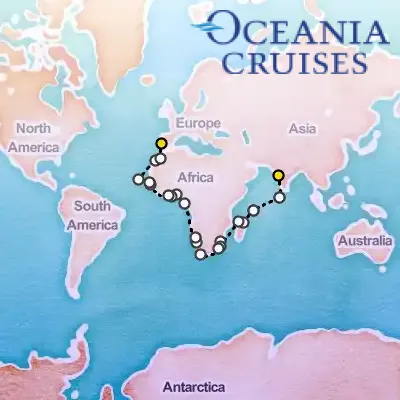 March 11th, 2026  - Grand Voyage of Da Gama on the Oceania Sirena