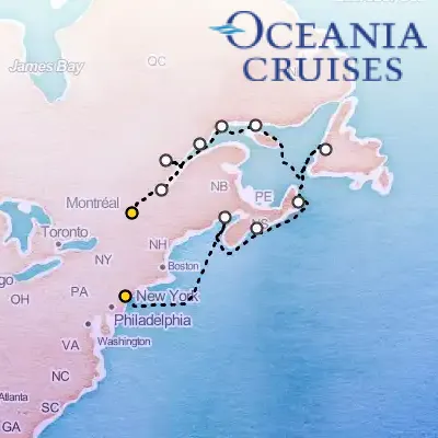 October 17th, 2026  - Canada Explorer on the Oceania Vista