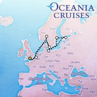 July 21st, 2025  - Vibrant Northern Capitals Cruise on the Oceania Vista