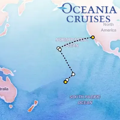 March 7th, 2026  - Pacific Lagoons & Retreats Cruise on the Oceania Vista