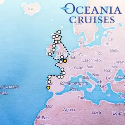 June 24th, 2027  - Castles & Celtic Circles Cruise on the Oceania Vista