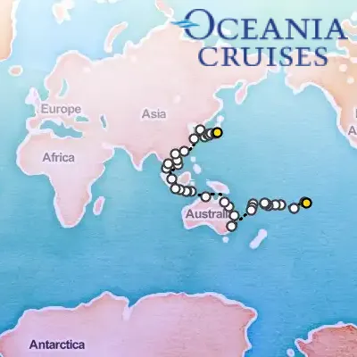 February 8th, 2027  - Pearls of Melanesia Cruise on the Oceania Vista