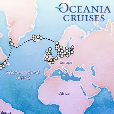July 5th, 2027  - Northern & Baltic Legends Cruise on the Oceania Vista