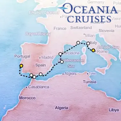 June 15th, 2027  - Caesars & Conquistadors Cruise on the Oceania Vista