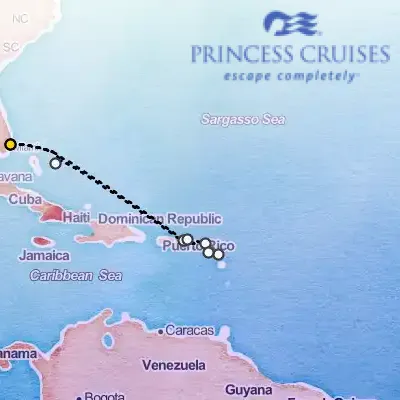 April 8th, 2026  - Eastern Caribbean with Tortola on the Princess Caribbean