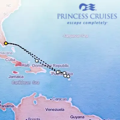 November 7th, 2025  - Eastern Caribbean with Tortola on the Princess Caribbean