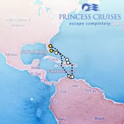 October 18th, 2026  - Southern Caribbean Islander on the Princess Caribbean