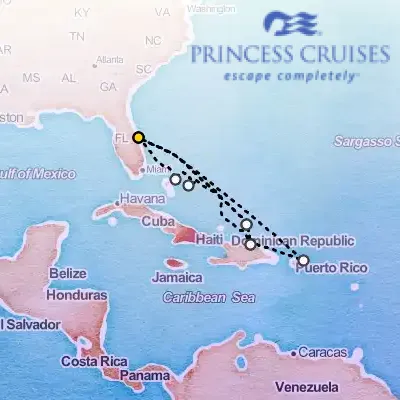 May 17th, 2026  - Eastern Caribbean Adventurer Cruise on the Princess Caribbean