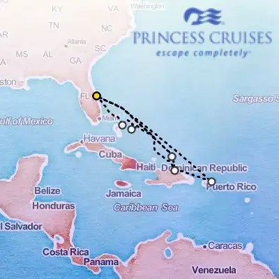 September 27th, 2026  - Eastern Caribbean Adventurer Cruise on the Princess Caribbean
