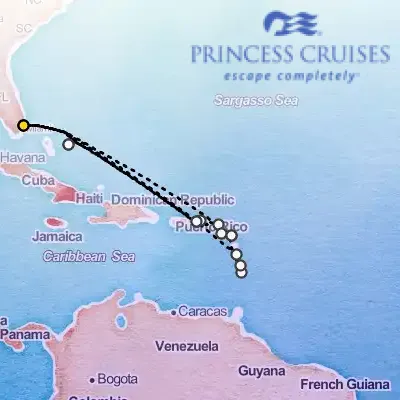 April 8th, 2026  - Caribbean Explorer Cruise on the Princess Caribbean