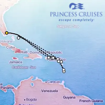 March 29th, 2026  - Caribbean Explorer Cruise on the Princess Caribbean