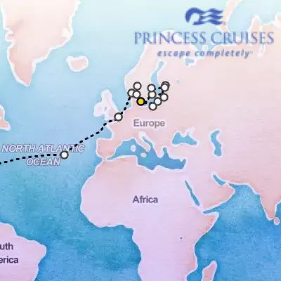 April 21st, 2027  - Scandinavia & Baltic Grand Adventure on the Princess Caribbean
