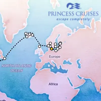 August 10th, 2027  - British Isles & Northern European Grand Adventure on the Princess Caribbean