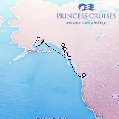August 2nd, 2025  - Voyage of the Glaciers on the Princess Caribbean