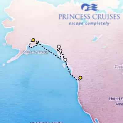 August 16th, 2025  - Voyage of the Glaciers on the Princess Caribbean