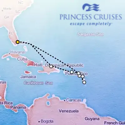 November 13th, 2025  - Eastern Caribbean Cruise, With St. Thomas on the Princess Coral