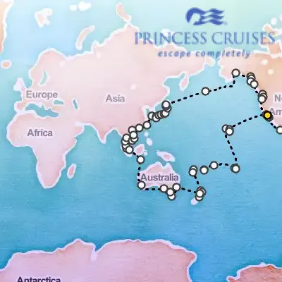 January 5th, 2026  - Circle Pacific, Ft. Lauderdale to Los Angeles on the Princess Coral