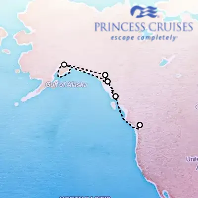 July 1st, 2026  - Voyage of the Glaciers Grand Adventure on the Princess Coral