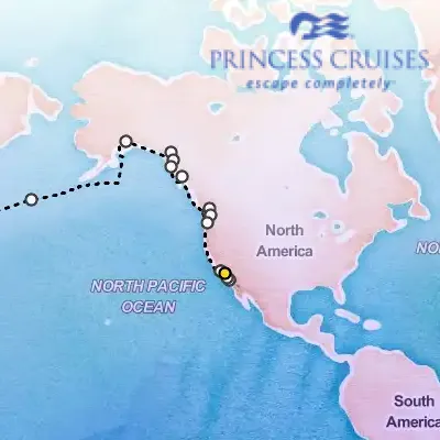 April 16th, 2026  - Alaska & North Pacific Crossing Cruise on the Princess Coral