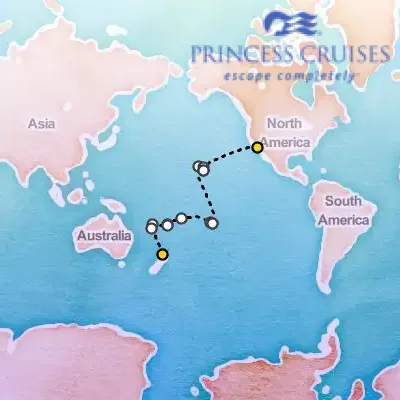 January 21st, 2026  - Hawaii & South Pacific Crossing on the Princess Coral