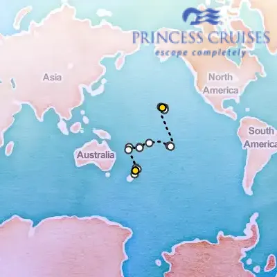 January 27th, 2026  - Hawaii & South Pacific Crossing on the Princess Coral