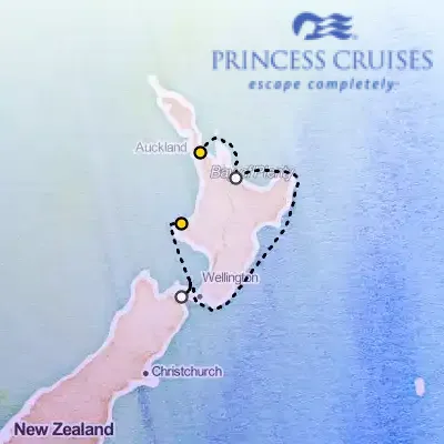 February 21st, 2026  - New Zealand Cruise on the Princess Coral