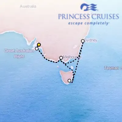 October 18th, 2025  - Southern Australia Explorer on the Princess Crown