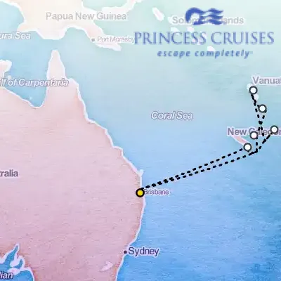 January 22nd, 2026  - New Caledonia & Vanuatu Cruise on the Princess Crown