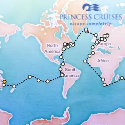 May 10th, 2026  - World Cruise: Sydney to Brisbane on the Princess Crown