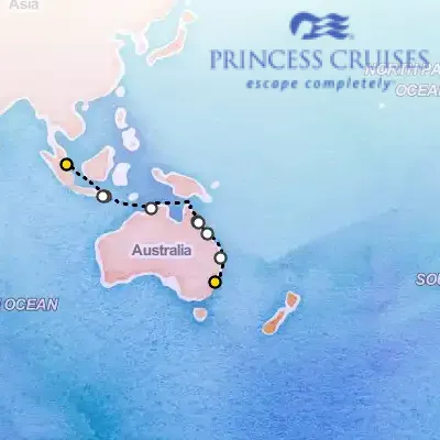 December 19th, 2025  - Asia & Australia Cruise on the Princess Crown