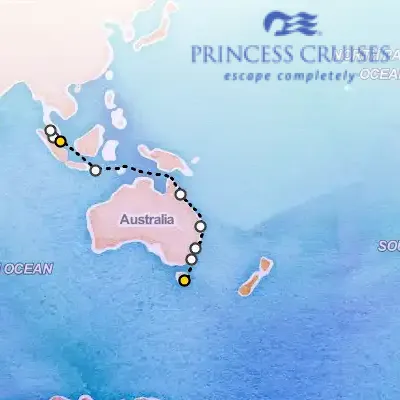 November 8th, 2025  - Asia & Australia Cruise on the Princess Crown