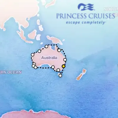 September 26th, 2025  - Round Australia Cruise on the Princess Crown