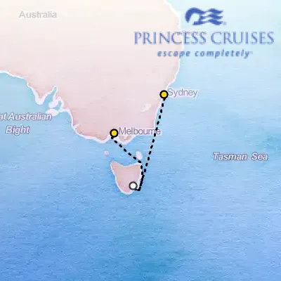 October 20th, 2025  - Tasmania Seacation on the Princess Crown