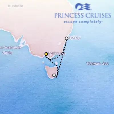 October 20th, 2025  - Southern Australia Explorer on the Princess Crown