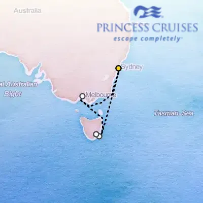 April 18th, 2026  - Tasmania Cruise on the Princess Crown