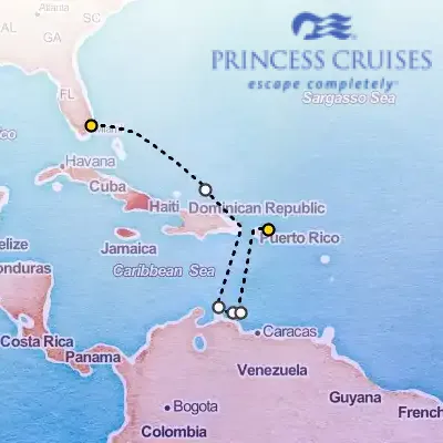 December 19th, 2026  - Southern Caribbean Islander Holiday Cruise on the Princess Crown