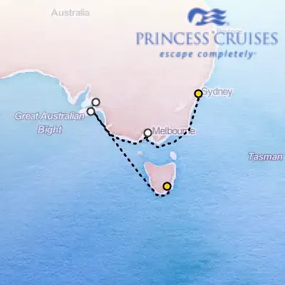 October 24th, 2025  - Southern Australia Explorer on the Princess Crown