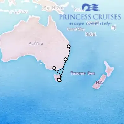April 16th, 2026  - Tasmania Cruise on the Princess Crown
