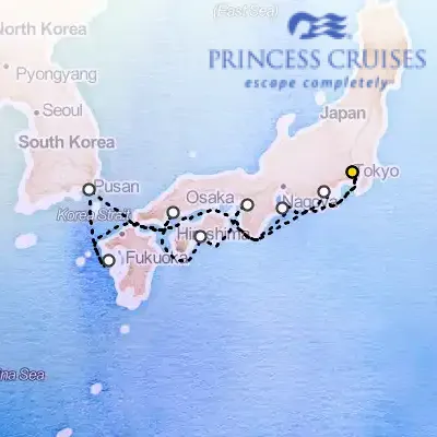 August 25th, 2025  - Japan Explorer on the Princess Diamond