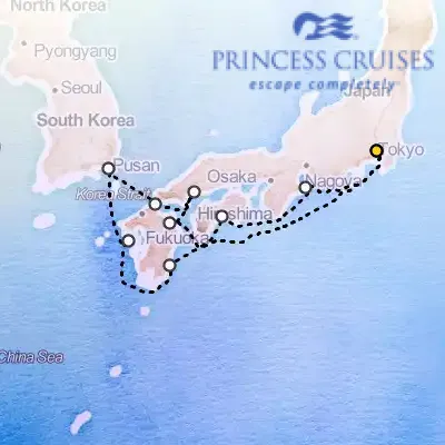 February 24th, 2026  - Japan Explorer on the Princess Diamond