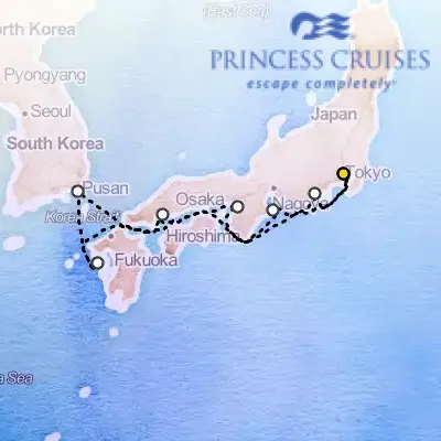 May 8th, 2026  - Japan Explorer on the Princess Diamond