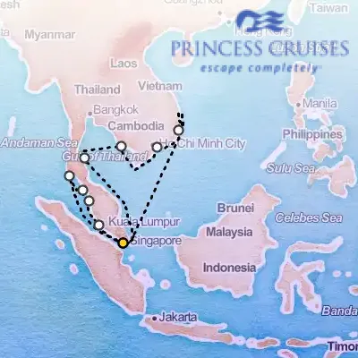 December 23rd, 2025  - Malaysia & Thailand & Vietnam Cruise on the Princess Diamond