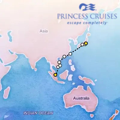 February 10th, 2026  - Southeast Asia & Japan Cruise on the Princess Diamond