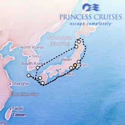 July 20th, 2025  - Grand Japan, With Nebuta Festival Cruise on the Princess Diamond